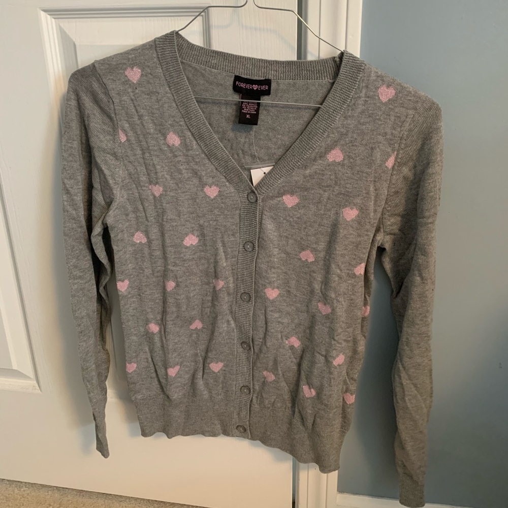 Girls Heart Sweater